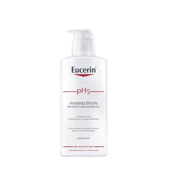 Eucerin Ph5 WashLotion 400ml- Sữa tắm cho da nhạy cảm không mùi