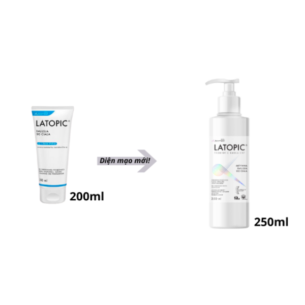 Latopic Body Emulsion - Kem dưỡng ẩm, dịu ngứa/ kích ứng toàn thân